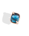Pomellato Ring Large Rose Gold, London Blue Topaz (watches)